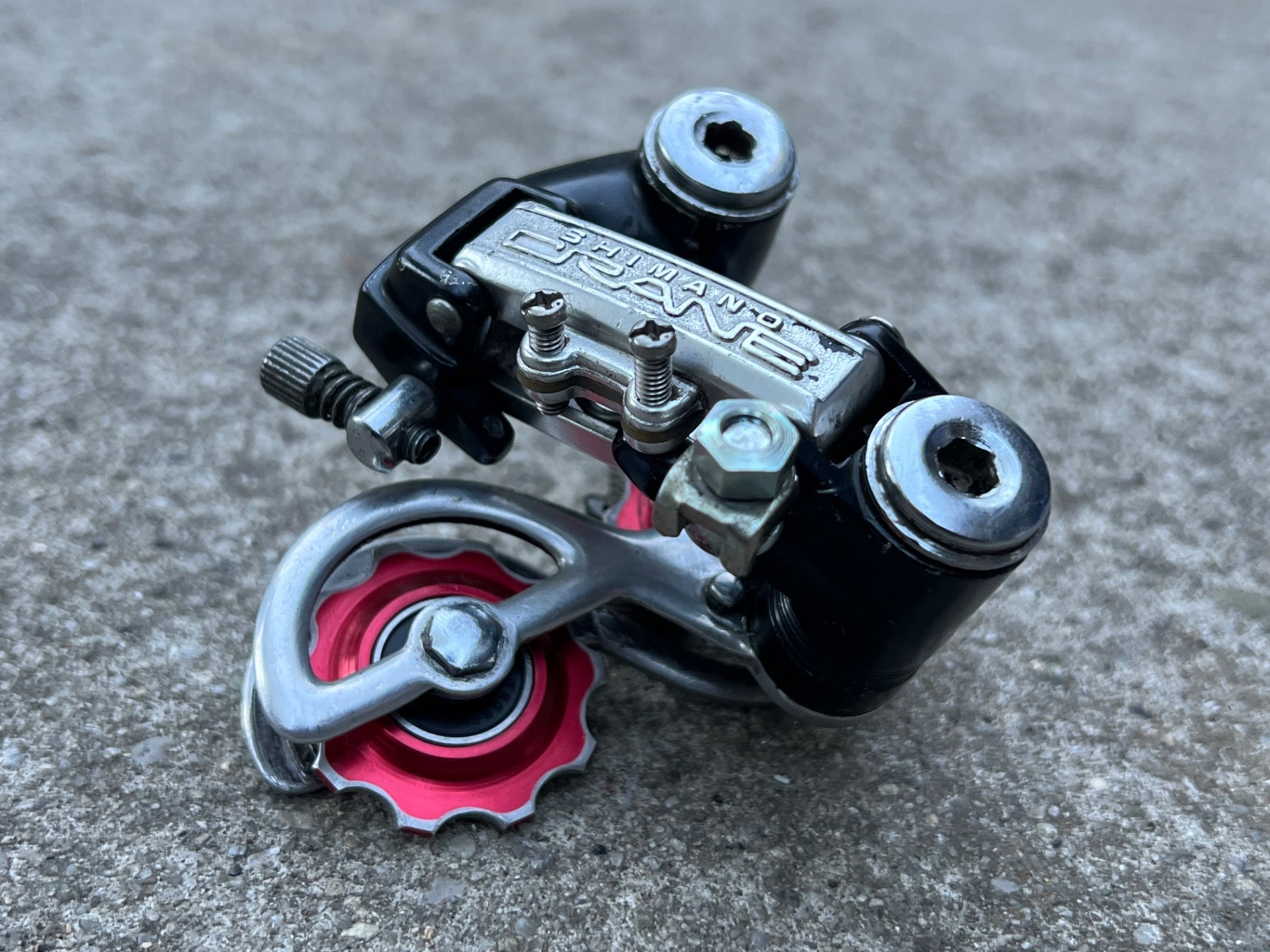 Shimano Crane Rear Derailleur Short Cage 5 Speed Black Vintage Road Bullseye   - Image 2