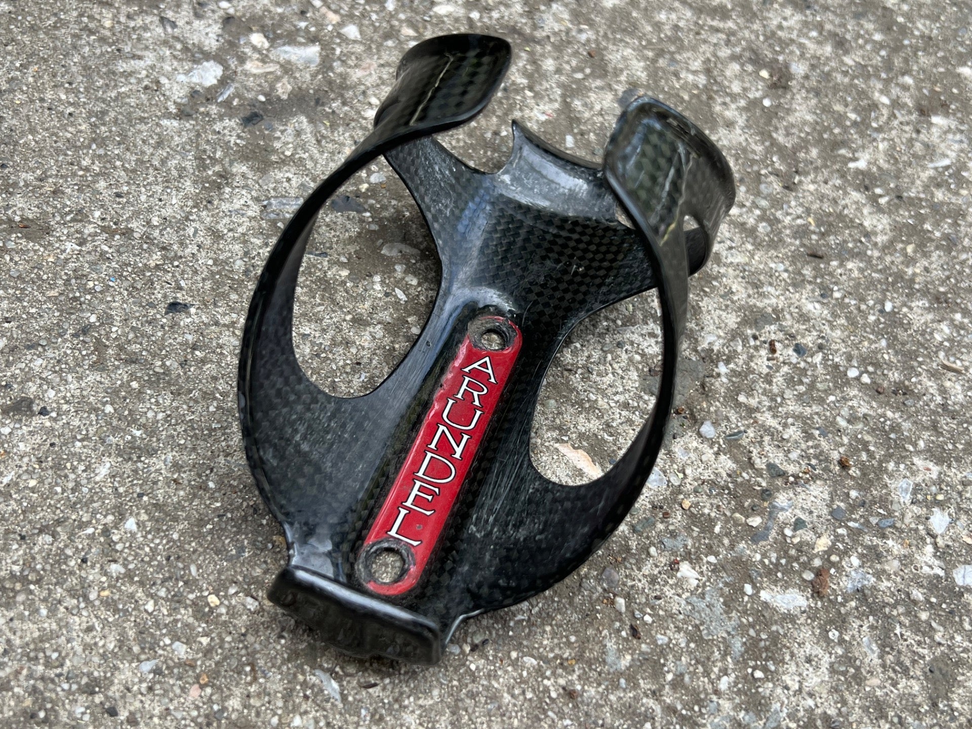 Arundel Carbon Fiber Bottle Cage Black Red Road Bike Cycling Racing 31 Grams - Image 2