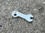 NEW Shimano Bladed Spoke Wrench 4.4mm For Shimano Wheels Silver Aluminum Tool-Bicycle Bin