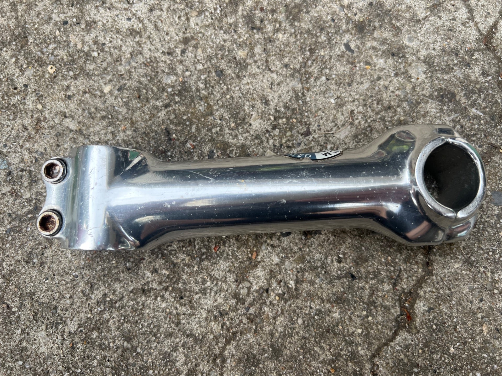Specialized 25.4x135mm 1 1/8” Threadless Stem Vintage Retro MTB Mountain Silver  - Image 2