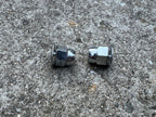 Used Raleigh Axle Nuts 3/8”x26TPI 9.5 Chrome Red R Logo Hub Vintage Retro Bike-Bicycle Bin