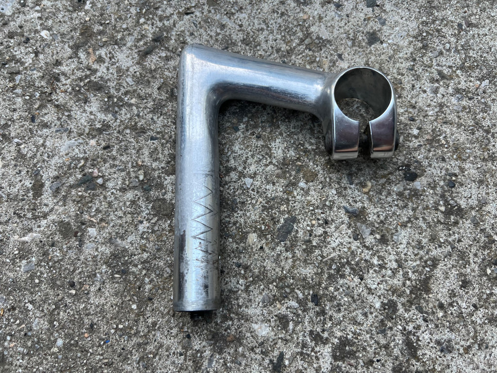 3TTT Quill Stem 26.0x90mm 1” Vintage Retro Silver Road Bike Gray Touring Drop  - Image 2