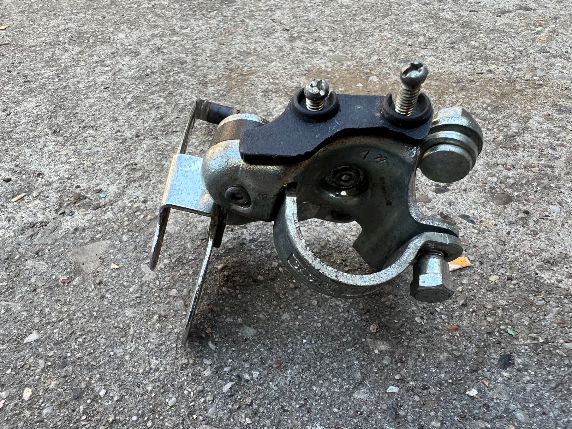 25.4mm 1” Clamp Sachs Huret Front Derailleur Bottom Pull Vintage Road Double   - Image 2