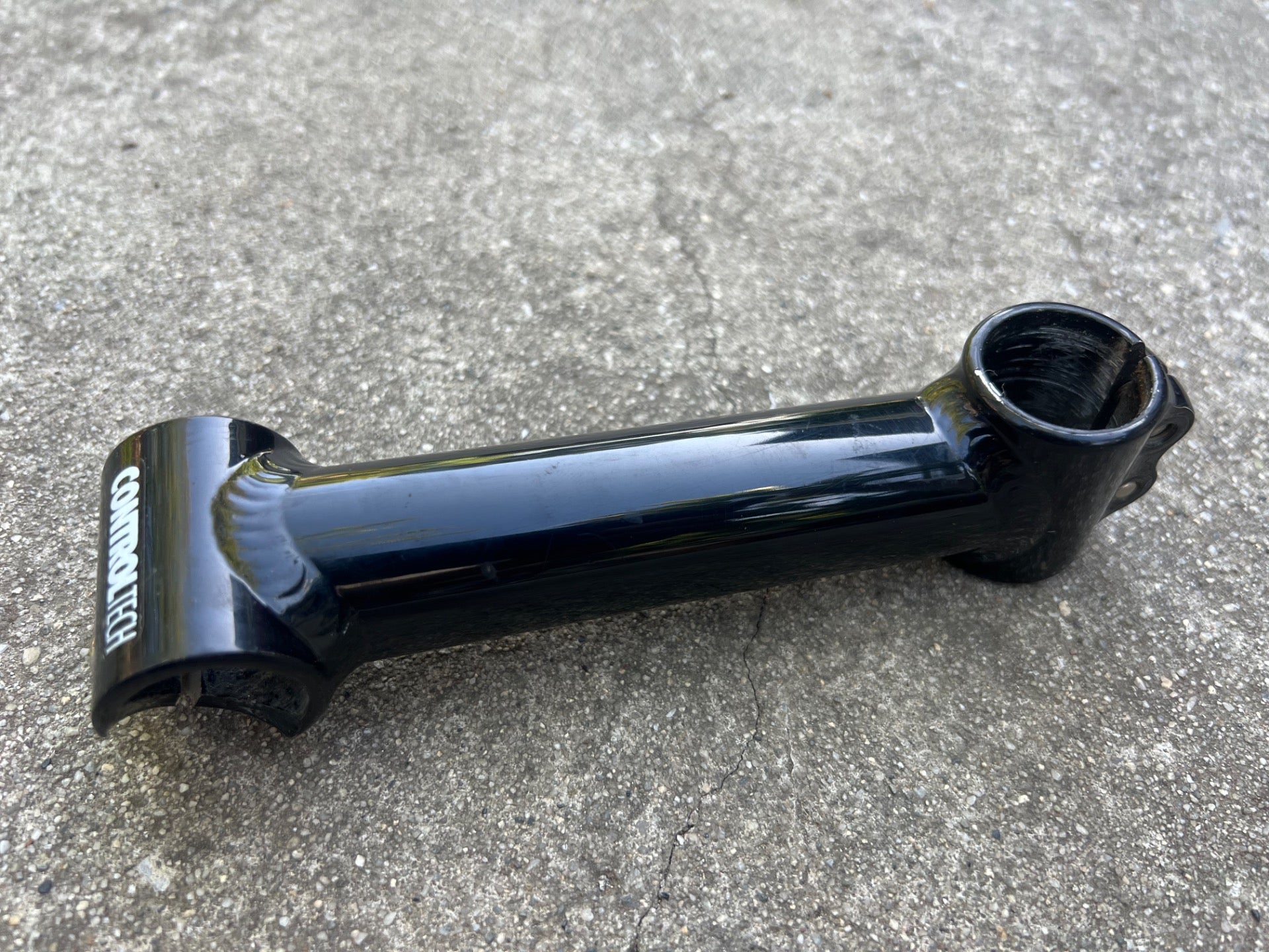 Control Tech Threadless Stem 25.4x150mm Black MTB Retro Vintage Mountain 5 Deg - Image 2