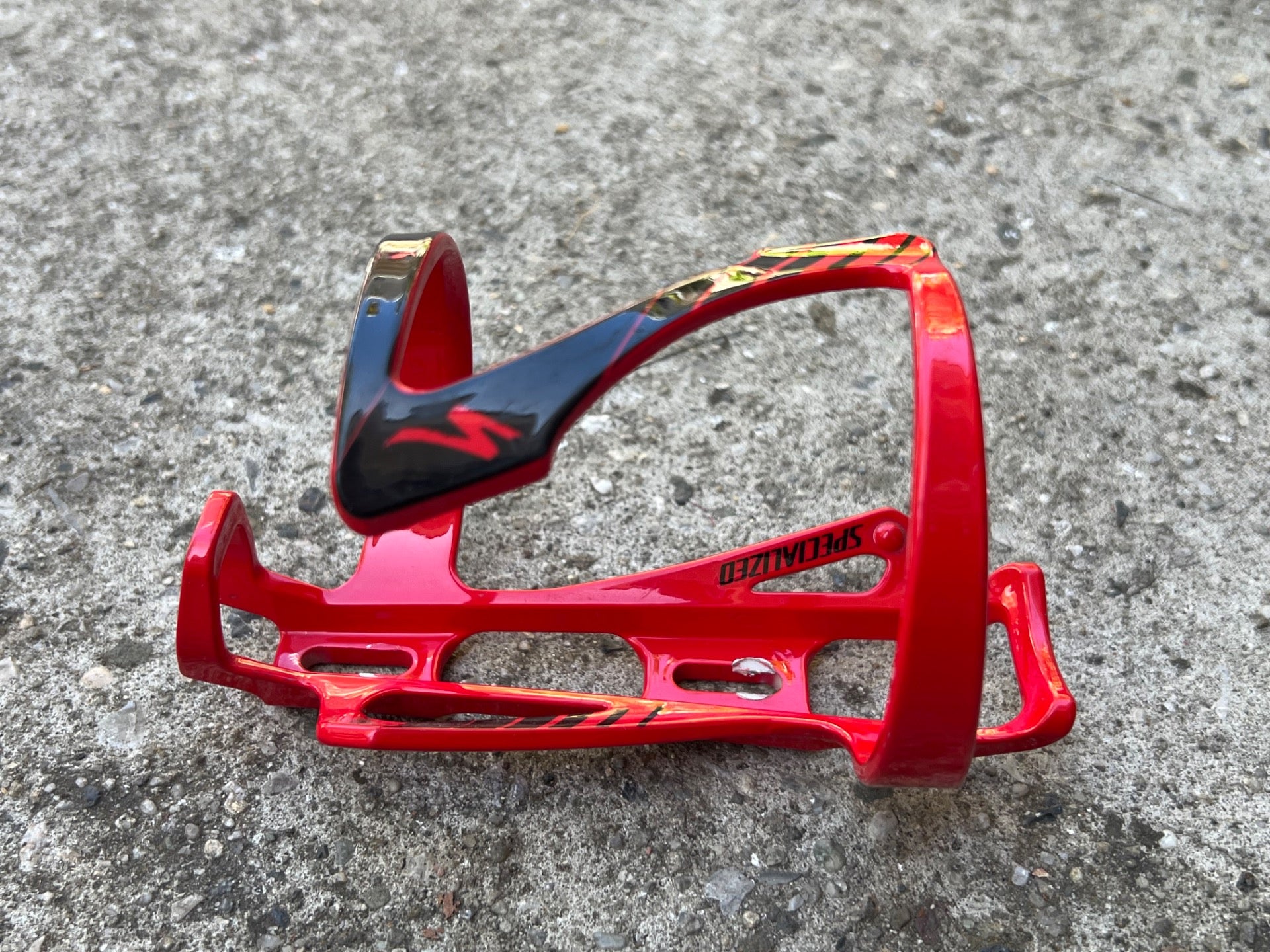 Specialized Carbon Water Bottle Cage Red Black Road Mountain Gravel Bike MTB  - Image 2