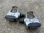 Used Look ARC F Clipless Pedals Silver Vintage Road Bike Gray Black Retro Racing-Bicycle Bin