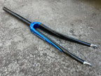 Used Orbea Carbon Fork 700c 1 1/8” 10in Threadless Steerer Fiber Blue Black Road Bike-Bicycle Bin