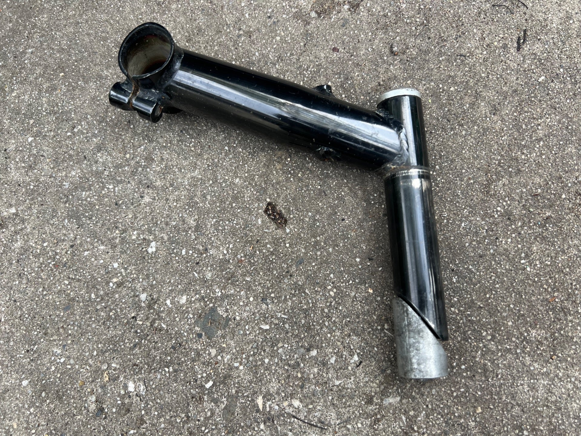 Tioga T-Bone 25.4x135mm 1in Stem Riser Black Steel Vintage MTB Retro ATB Cruiser - Image 2