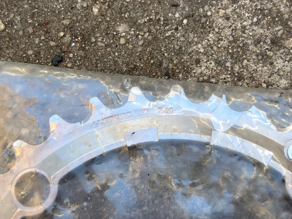 NOS Shimano XTR M952 112 BCD 34T Chainring Middle 9 Speed Vintage Retro MTB  - Image 2
