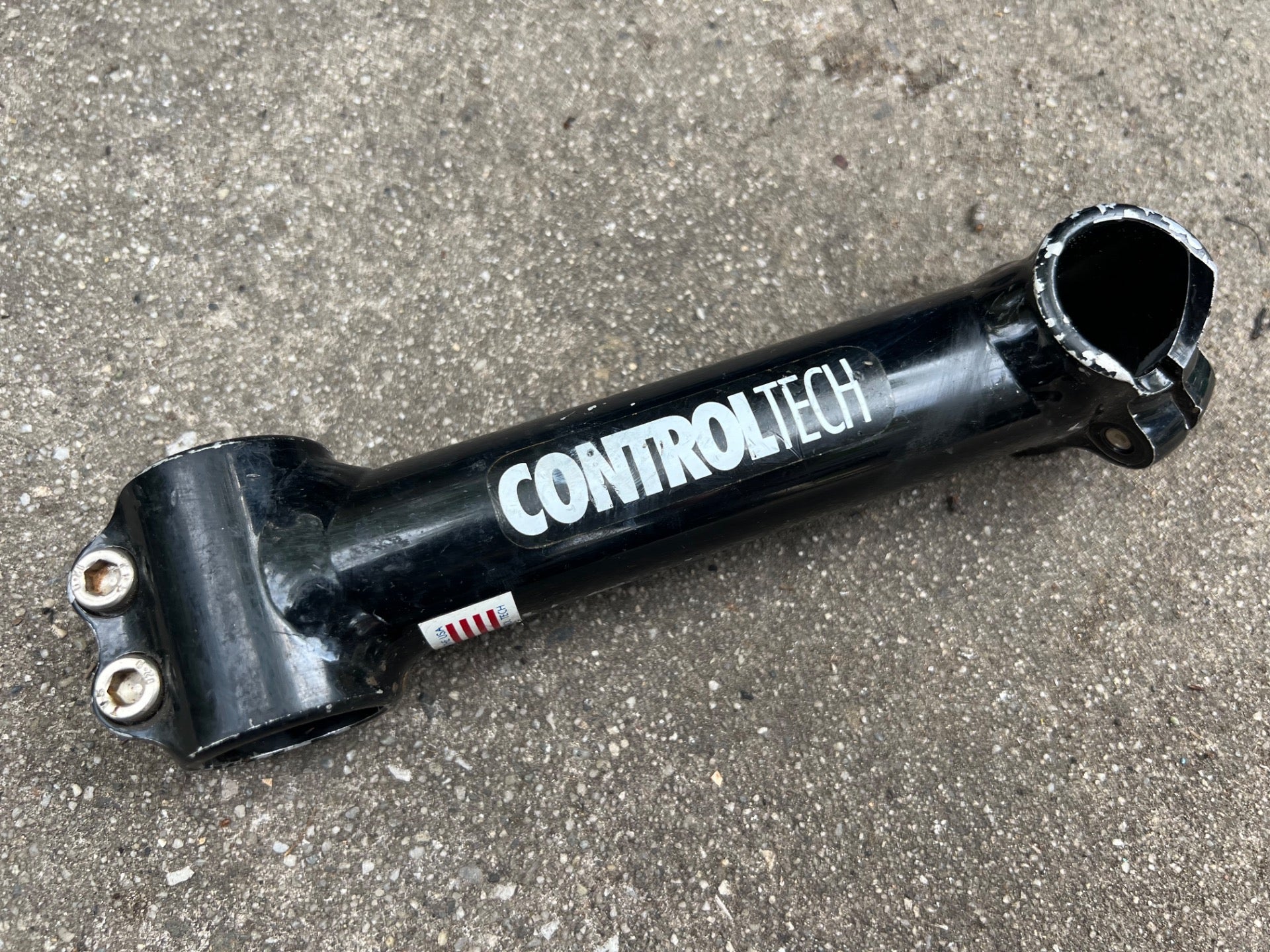 Control Tech Stem 25.4x150mm 1 1/8” Threadless Black Vintage Retro MTB Mountain  - Image 2