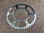 Used Stronglight TA Style 116 BCD 50T 6 Bolt Chainring Vintage Chrome Retro Road Tour-Bicycle Bin
