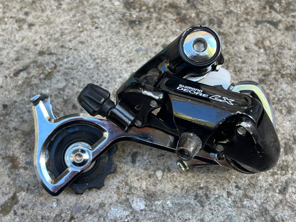 Used Shimano Deore LX RD-M560 Rear Derailleur 7 Speed Vintage Retro Mountain Bike-Bicycle Bin