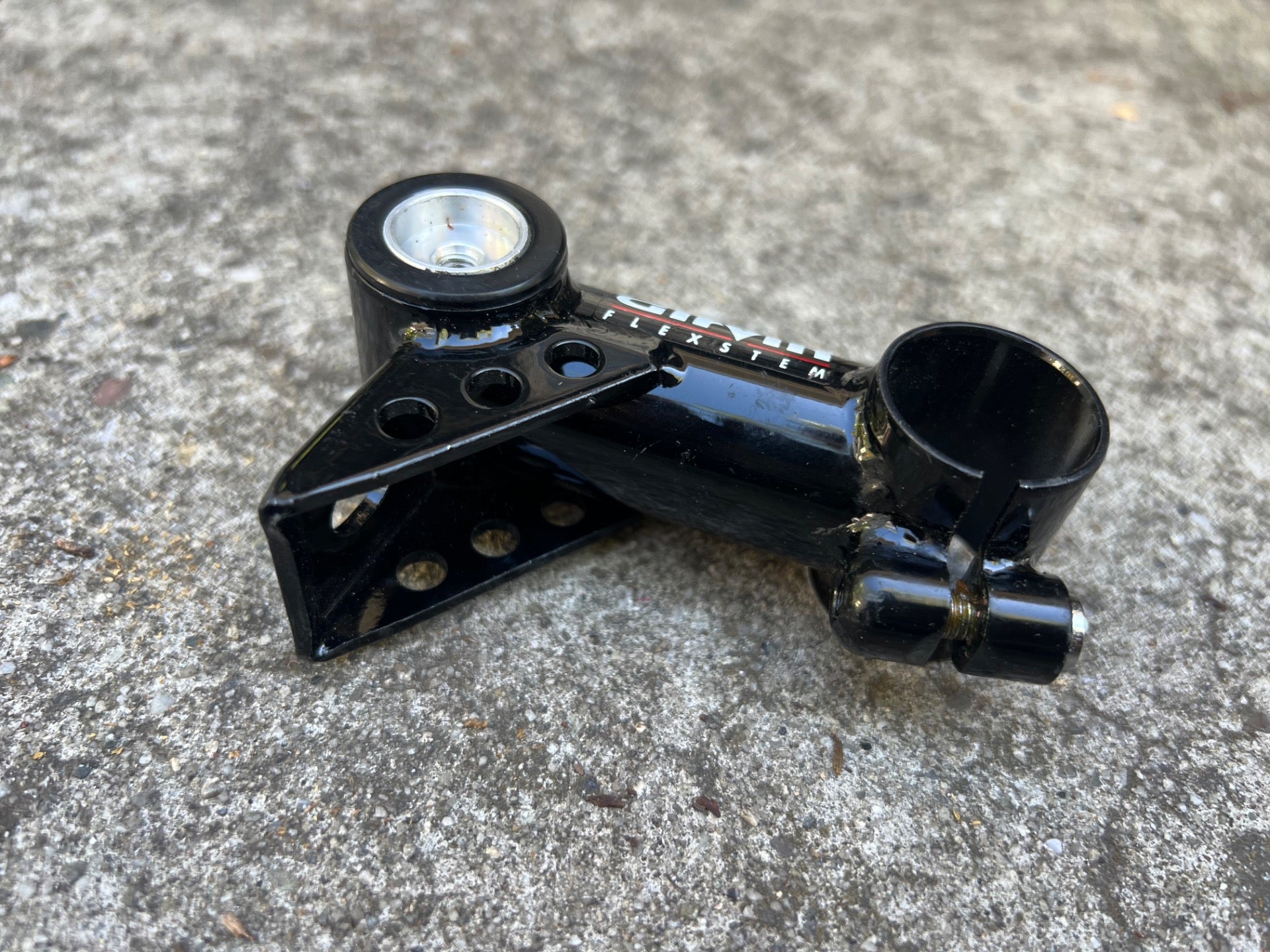 NICE Girvin Flex Stem 70x25.4mm Black Steel MTB Retro Vintage Mountain Bike  - Image 2