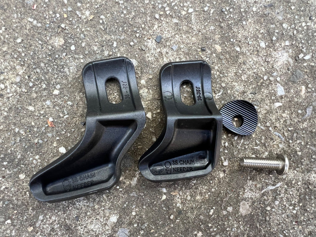 Trek 3S Chainkeeper 30-36T 36-42T Hardware Chainguide Black Plastic Road Bike  - Image 2