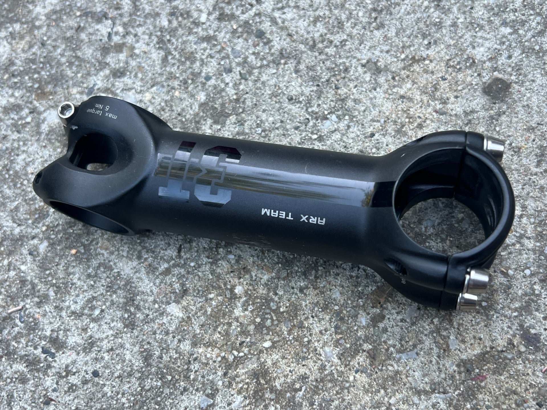 3T ARX Team 1 1/8” Threadless 120x31.8mm Stem Titanium Bolts 135g Black Road  - Image 2