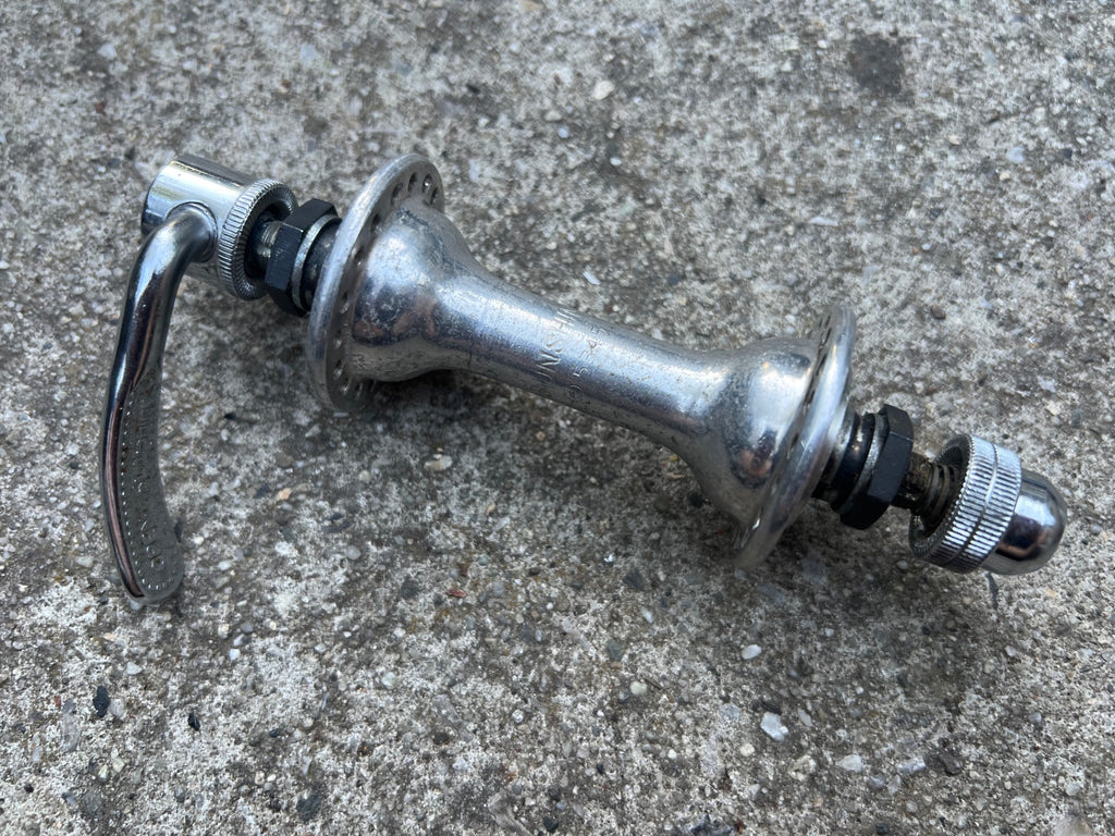 Sunshine Front Hub 100mm 36H Vintage Road Quick Release Vintage Retro Silver - Image 2