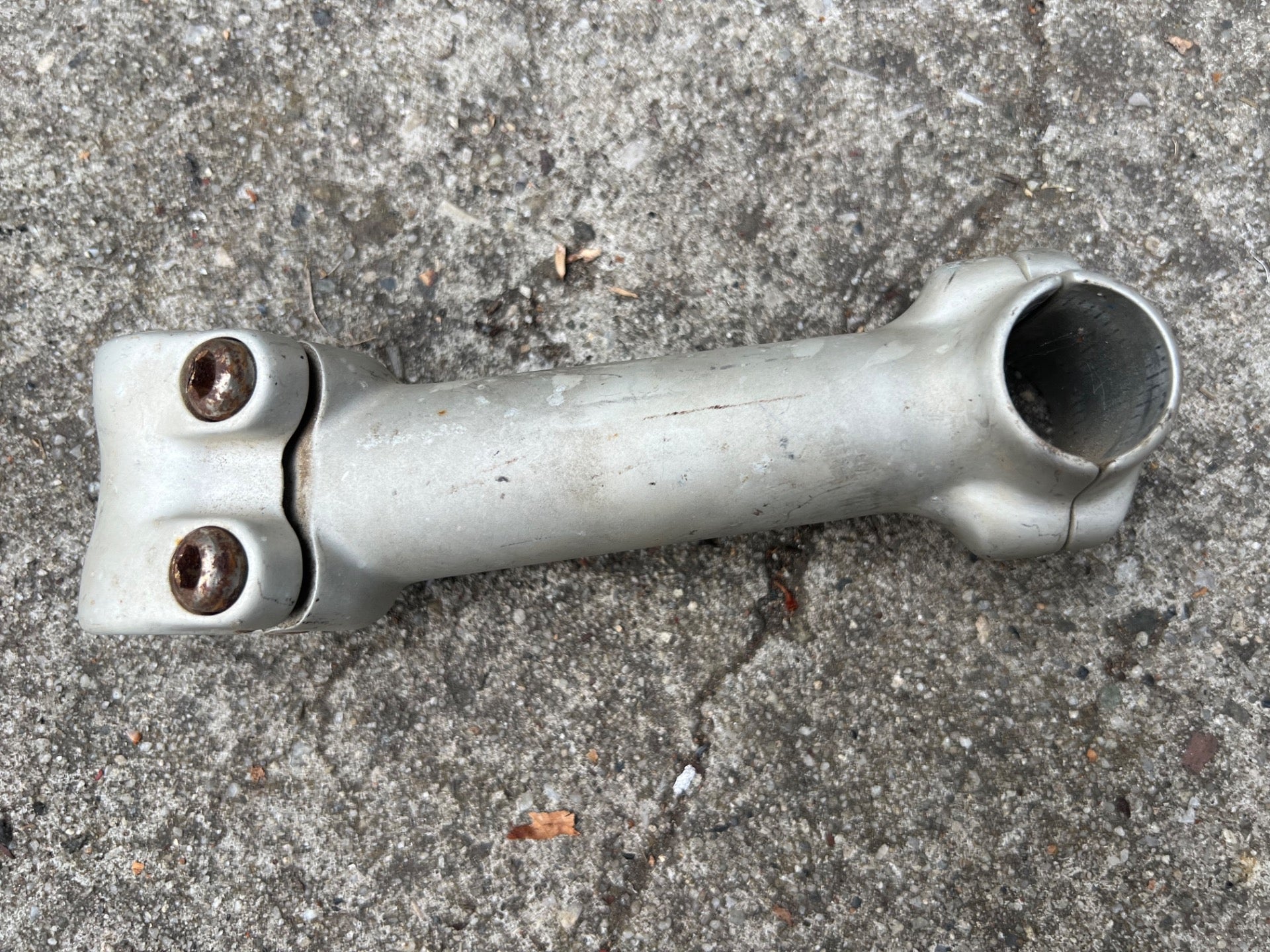 Bontrager 25.4x135mm 1 1/8” Threadless Stem Vintage Retro MTB Mountain Bike Gray - Image 2