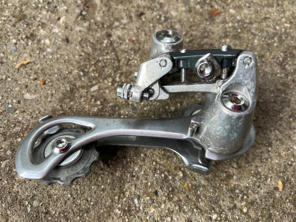 Used REBUILT Suntour XC Sport 7000 Rear Derailleur 6 Speed Vintage MTB Long Cage-Bicycle Bin