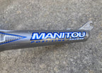 Used Manitou Mach 5 Comp XC Fork Lowers Silver Gray 26” Vintage MTB 28.6mm Bushings-Bicycle Bin