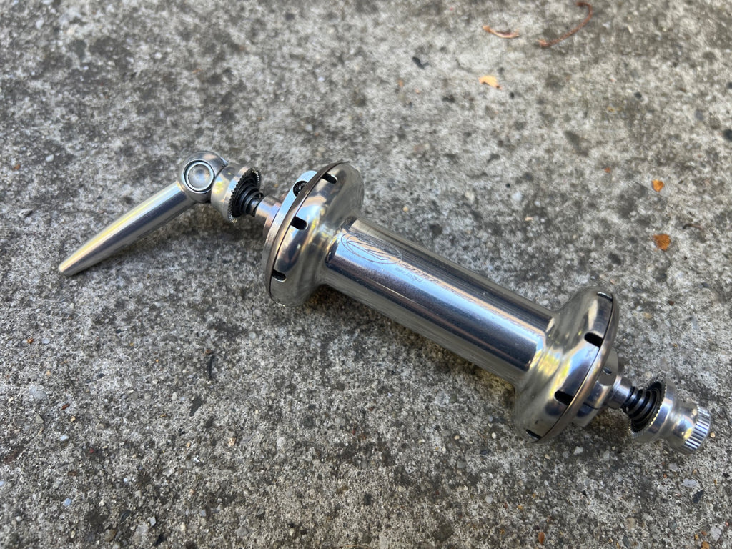 Zipp 18H Hole Front Hub & Quick Release 188 182 Style Silver Road Cycling Race  - Image 2