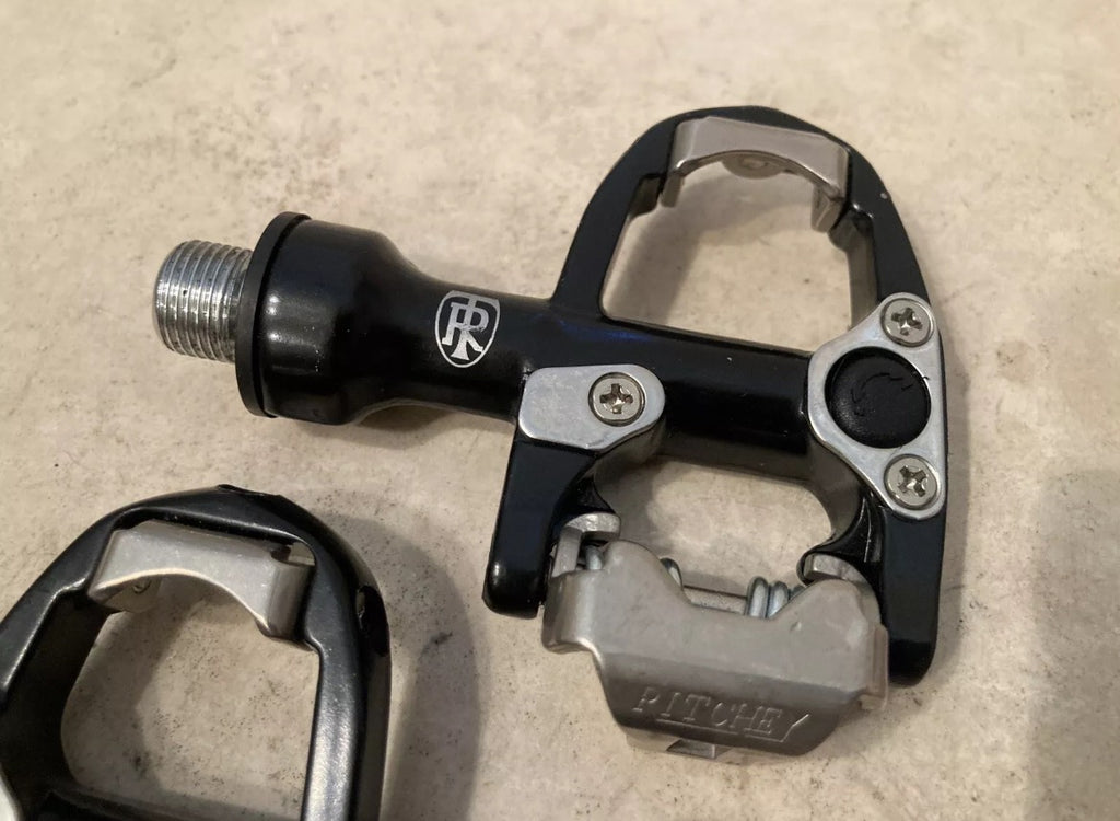 Ritchey SPD-R Pro Road Bike Clipless Pedals Vintage Black Silver Retro - Image 2