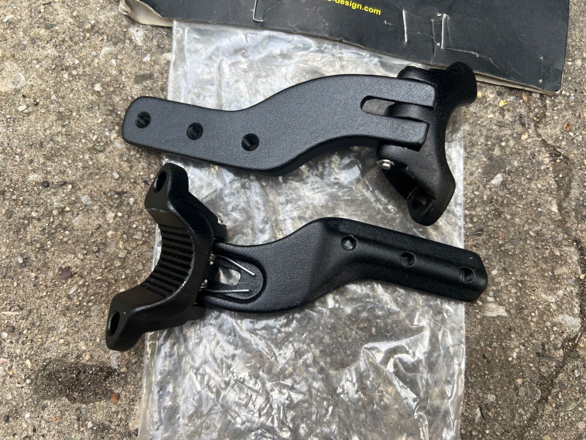 Profile Design 26.0mm Flip-Up Bracket Kit ZB Triathlon Bar Tri Aero Racing Black - Image 2