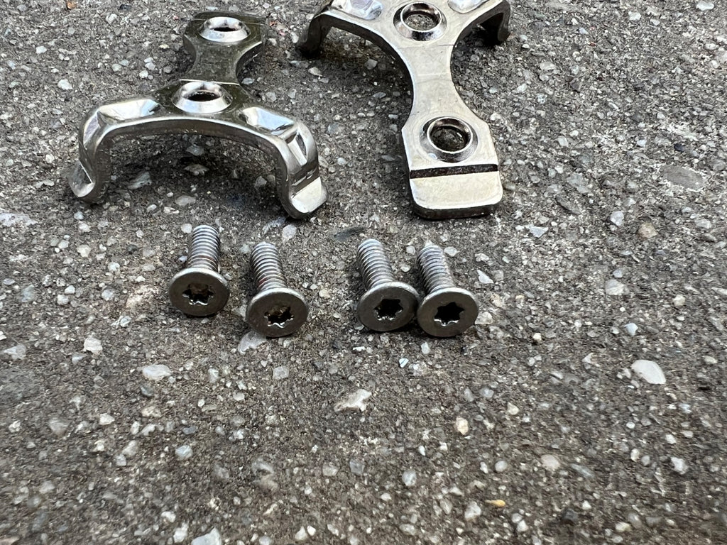 NOS NEW Look S2 S2R Moab Pedal Cleat Insert Piece Silver Clipless MTB Mountain  - Image 2
