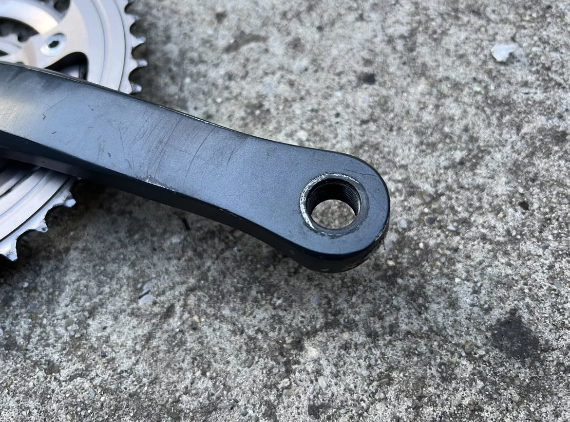 Shimano XTR M950 Crankset 180mm 46-34-24 8 Speed Vintage Triple MTB 4 Bolt Retro - Image 2