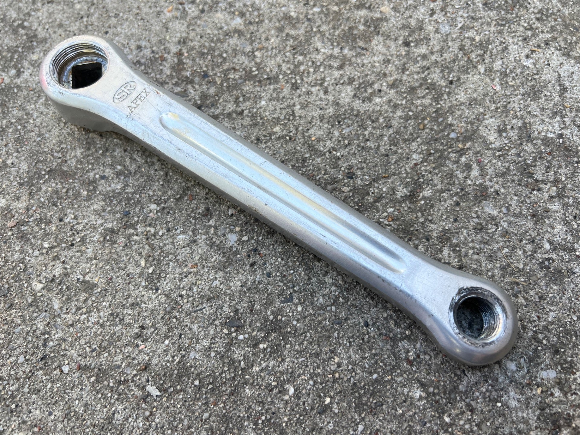SR Apex 170mm Non Drive Side Left Crank Arm Vintage Road Bike Touring  - Image 2