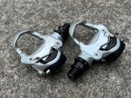 Used Campagnolo Centaur Clipless Pedals Pro Fit Vintage Road Gravel Bike Gray-Bicycle Bin