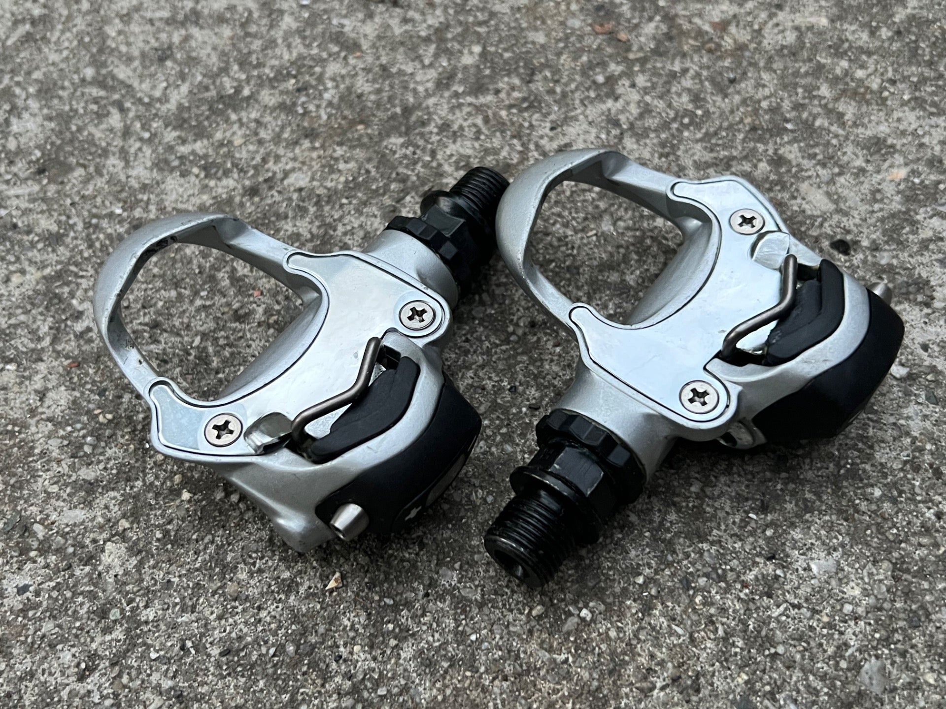 Campagnolo Centaur Clipless Pedals Pro Fit Vintage Road Gravel Bike Gray  - Image 2