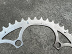 NOS NEW Campagnolo 53T Tooth 135BCD 10 Speed Chainring EPS Silver Gray Big Ring-Bicycle Bin