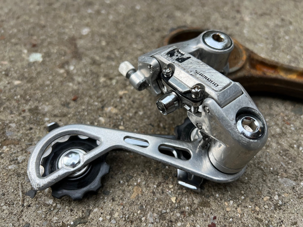 REBUILT Shimano RD-M700 Deerhead Rear Derailleur Long Cage Deore XT MTB Retro - Image 2