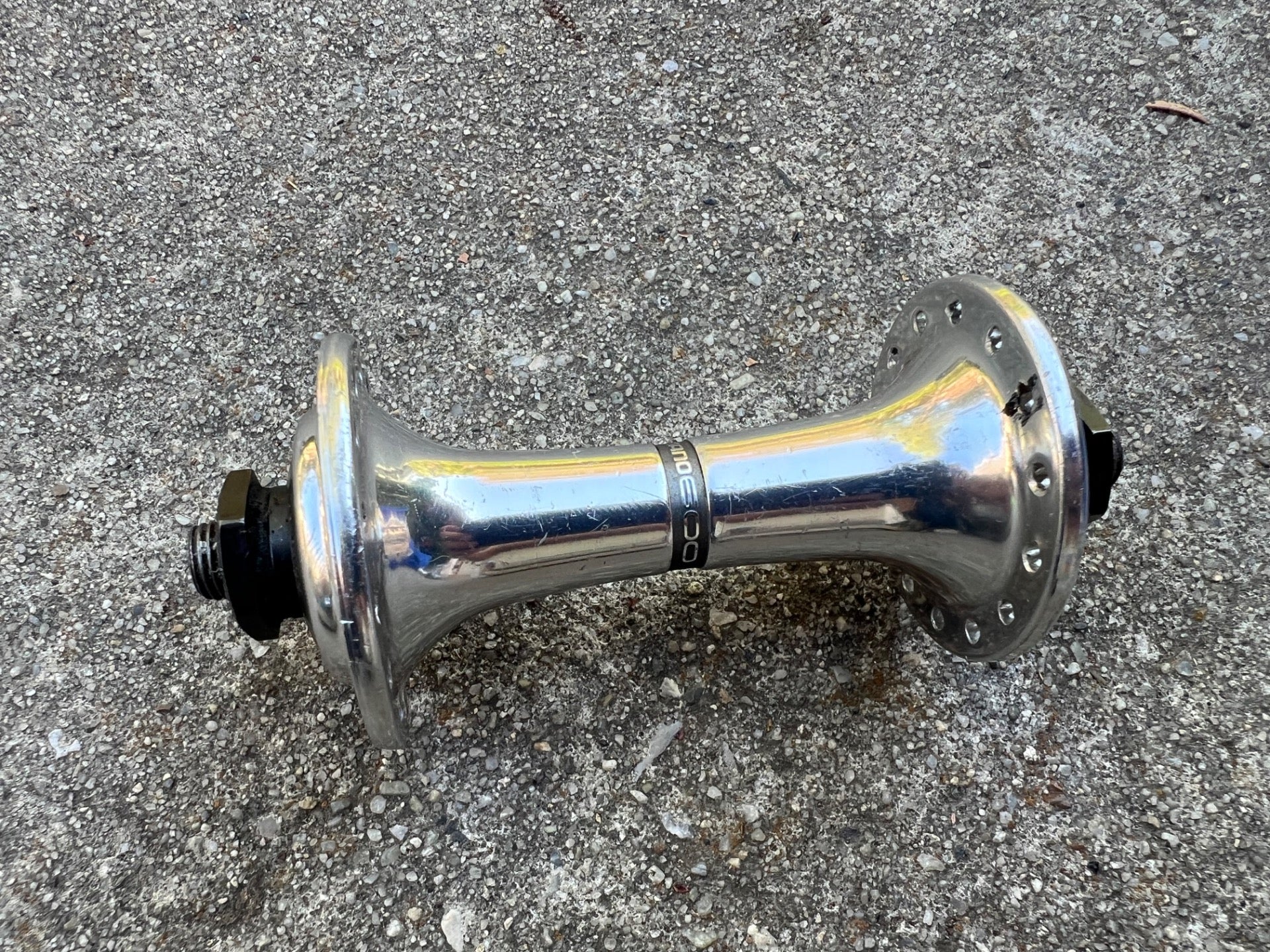 Shimano 600 HB-6400 Tricolor 28H Hole Front Hub Vintage Road Bike Silver QR - Image 2