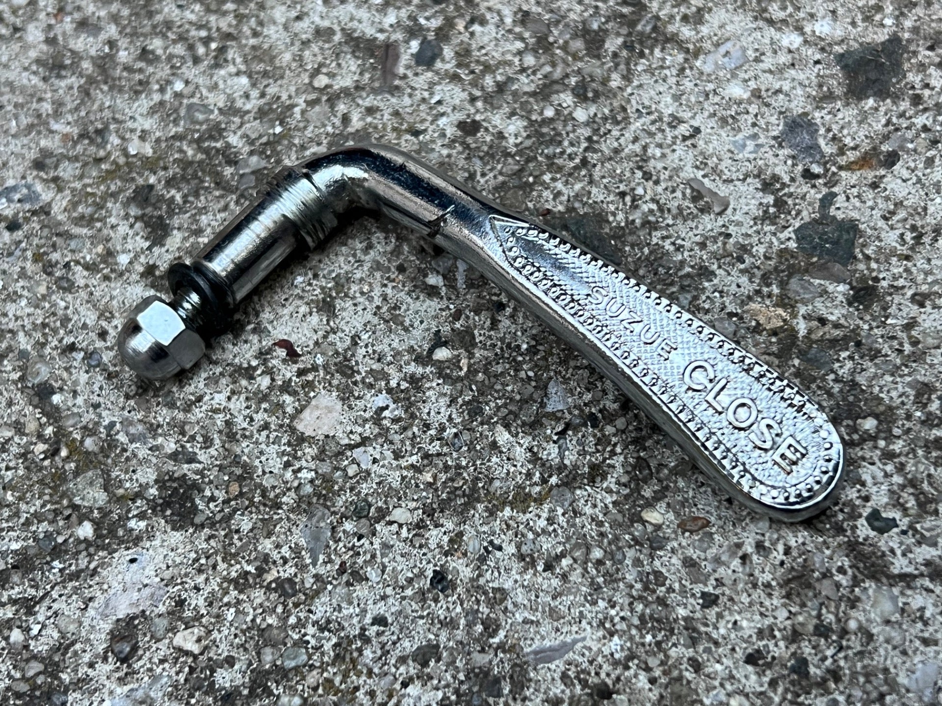 Suzue Vintage Quick Release Skewer Cam Lever Vintage Road Bike Touring Chrome  - Image 2