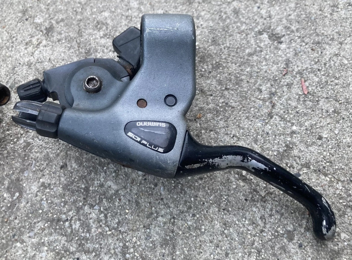 Shimano Deore XT PLUS ST-M092 3x7 Speed Shifter Brake Lever Brifter Set Vintage - Image 2