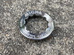 Used NICE Miche Cassette Lockring 30.5x1 For Shimano Freehubs Chrome 11 Tooth Cogs-Bicycle Bin