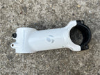 Used Bontrager RXL 31.8x90mm 1 1/8” Threadless White Black Road Gravel Bike 7 Degree-Bicycle Bin