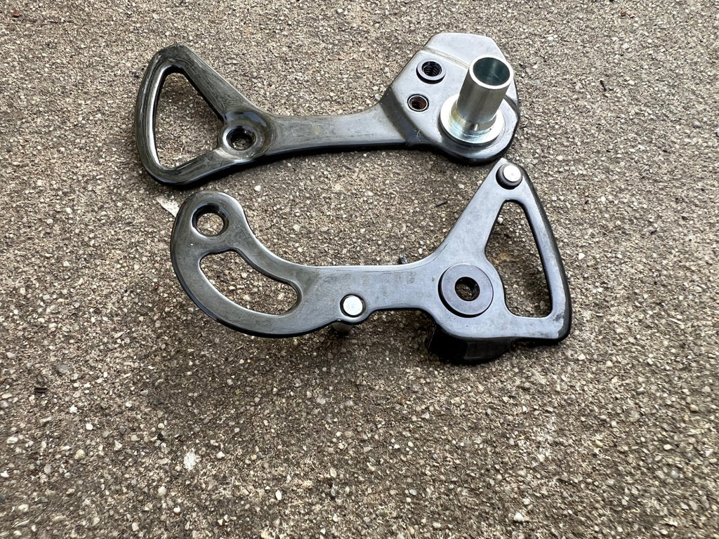 Shimano Dura Ace 7900 Rear Derailleur Cages Inner Outer Short Black Road Bike  - Image 2