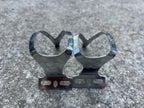 Used Christophe Special Toe Clips Size Medium M Vintage Retro Eroica Chrome Touring-Bicycle Bin