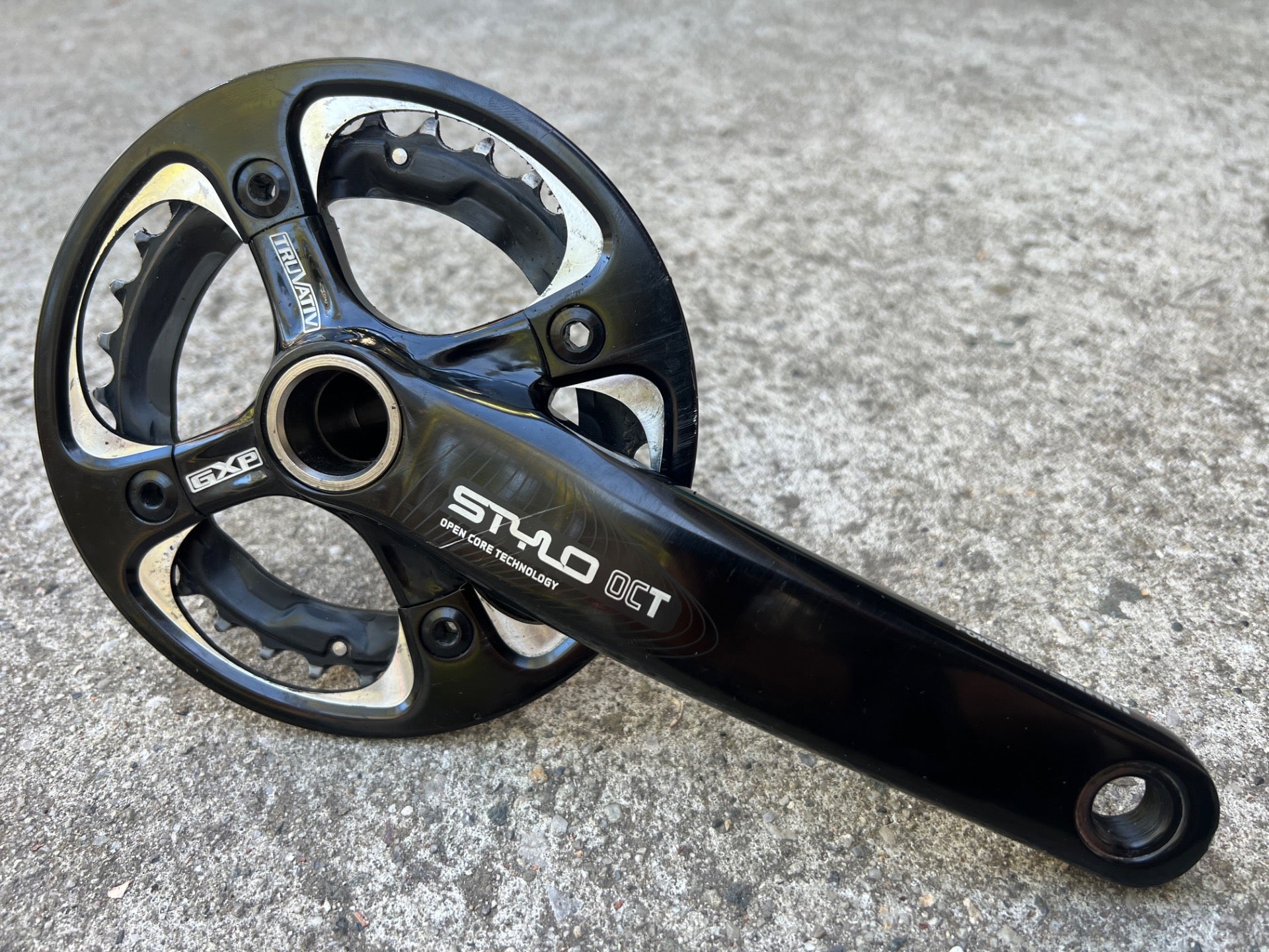 Truvativ Stylo Crankset 175mm 32T 24mm GXP Spindle 1x1 SS Single Speed MTB Black - Image 2