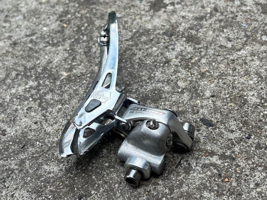 Campagnolo Daytona 10 Speed Braze On Bottom Pull Front Derailleur 2x10 Double  - Image 2