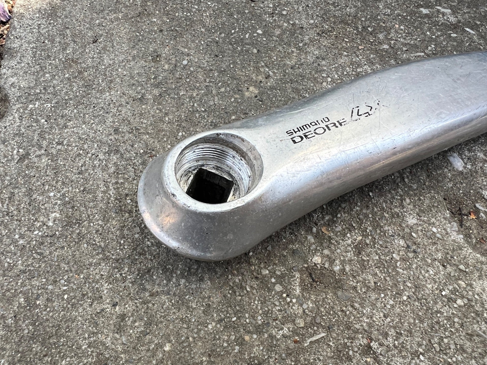Shimano 175mm Non Drive Side Left FC-M569 Deore LX Crank Arm Vintage Retro MTB - Image 2