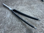Used Reynolds Carbon 700c Fork 1 1/8” 9” Threadless Steerer Ouzo Comp ii 2 Black Road-Bicycle Bin