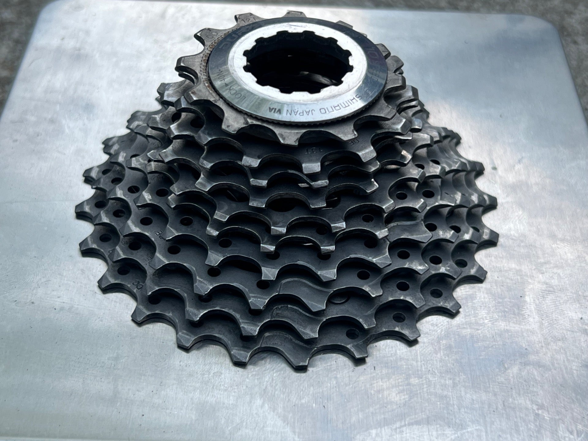 Shimano Dura Ace CS-7800 12-25T 10 Speed Cassette Titanium TI Road Bike Tri Race - Image 2