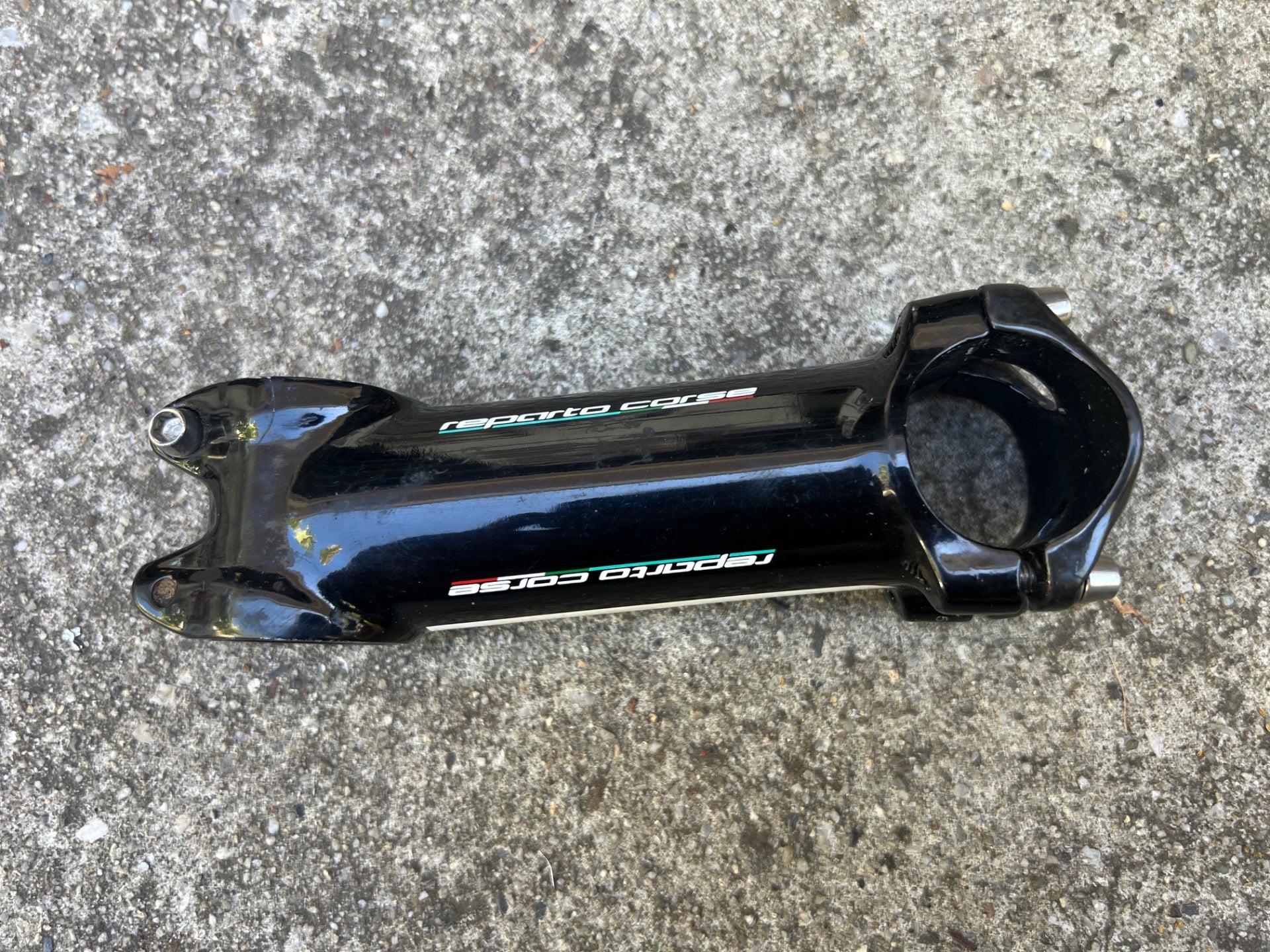 Bianchi Reparto Corse Stem 110x31.8mm 1 1/8” Threadless Black Celeste 7 Deg Road - Image 2