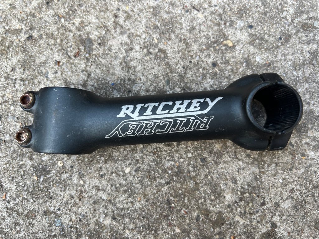 Ritchey 25.4x125mm 1 1/8” Threadless Stem Vintage Retro MTB Mountain Bike Black  - Image 2