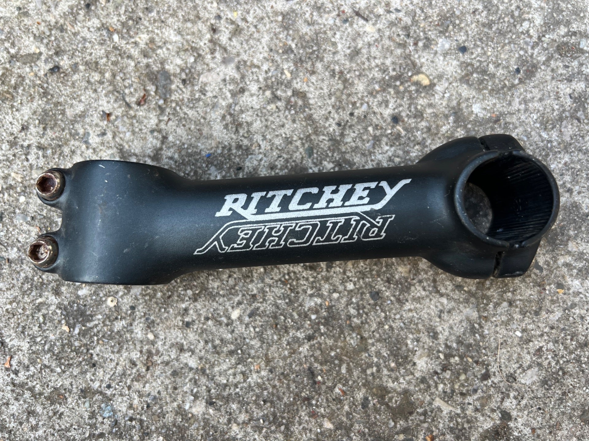 Ritchey 25.4x125mm 1 1/8” Threadless Stem Vintage Retro MTB Mountain Bike Black  - Image 2