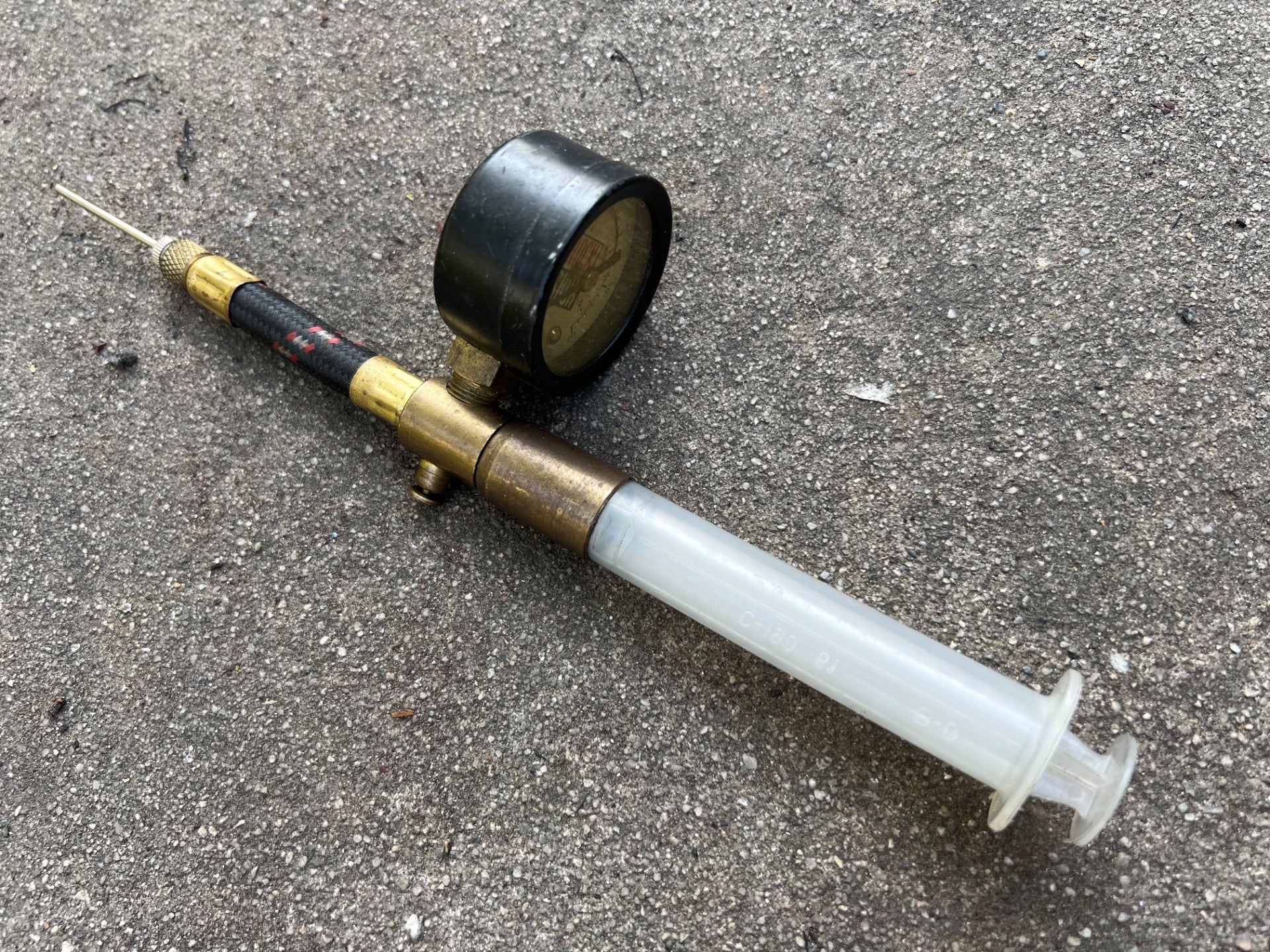RockShox MAG Shock Pump Vintage Mountain Bike Needle Valve Retro MTB  - Image 2