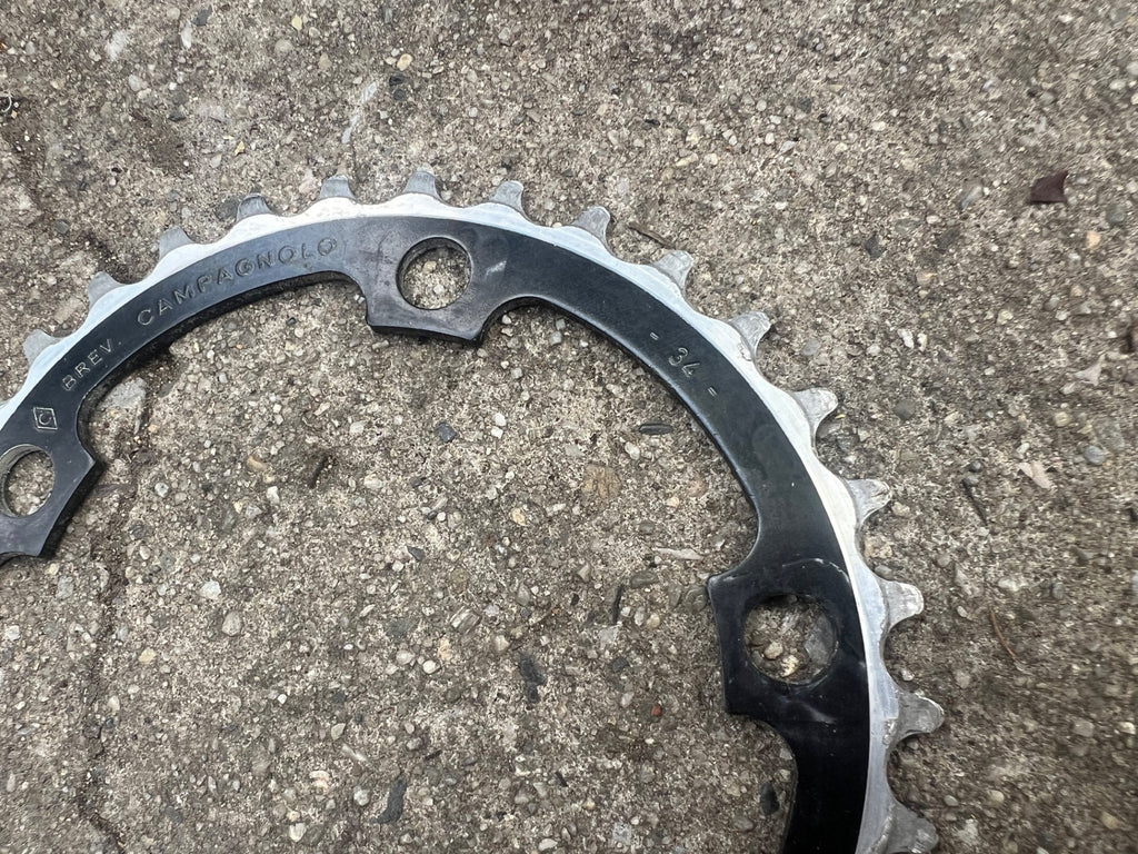 Campagnolo 110 BCD 34T Chainring Granny Small Middle Road Bike Touring 9/10 SP - Image 2